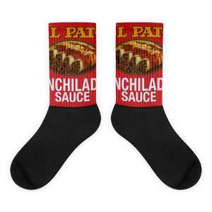 El Pato Hot Sauce Enchilada Red Socks